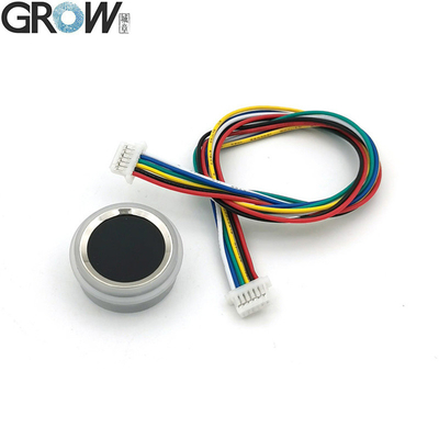 Crecer R502-F IP65 impermeable pequeño DC3.3V RGB LED Diámetro 21.5mm SH1.0-6pin módulo de huellas digitales redondas capacitivas