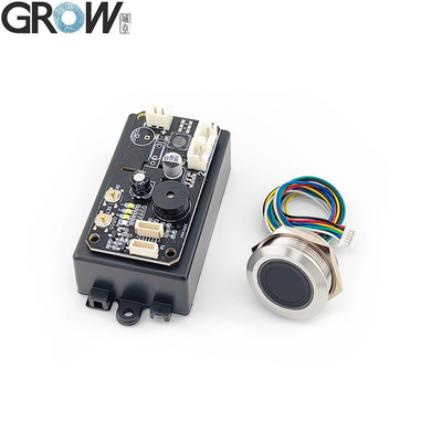 Placa de control de acceso por huella dactilar GROW KS220-S+R558 DC12V con dos relés, con modo de autobloqueo/encendido/jog con administrador/usuario