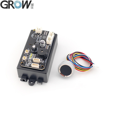 GROW KS220-S+502-F Junta de control de acceso de huellas dactilares Dos relés DC12V con bloqueo automático / encendido / modo jug con administrador / usuario