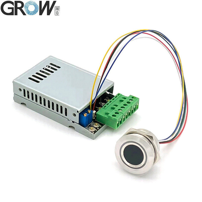 Crecer K220 + R503 DC10-24V Dos relés con el administrador / usuario de huellas dactilares Control de acceso de la placa