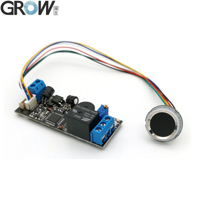 TABLERO DE CONTROL DE ACCESO POR HUELLA DACTILAR GROW K202+R502-A DC12V de bajo consumo + Módulo de huella dactilar LED de anillo pequeño R502-A