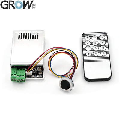 Tablero de control remoto de acceso por huella dactilar con salida de relé GROW KL216+R502-A con modo Jog/Modo de encendido/Autobloqueo