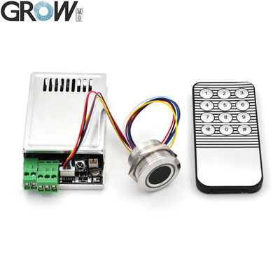 Tablero de control de acceso por huella dactilar con salida de relé GROW KL216+R503 con control remoto con modo Jog/Modo de encendido/Modo de autobloqueo
