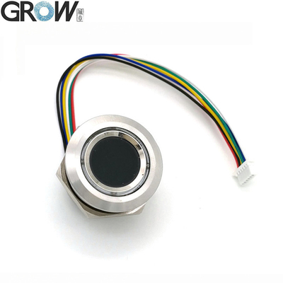 GROW R503 Nuevo indicador de anillo circular RGB LED Control DC3.3V SH1.0-6pin Sensor de módulo de huellas dactilares capacitivo