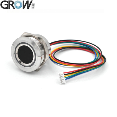 GROW R503-5V LED RGB DC5V UART Interfaz MX1.25-6pin Modulo de huellas digitales capacitivo a prueba de agua escáner para Arduino Android